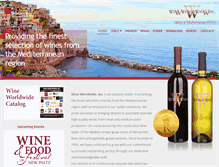 Tablet Screenshot of mediterraneanwine.com